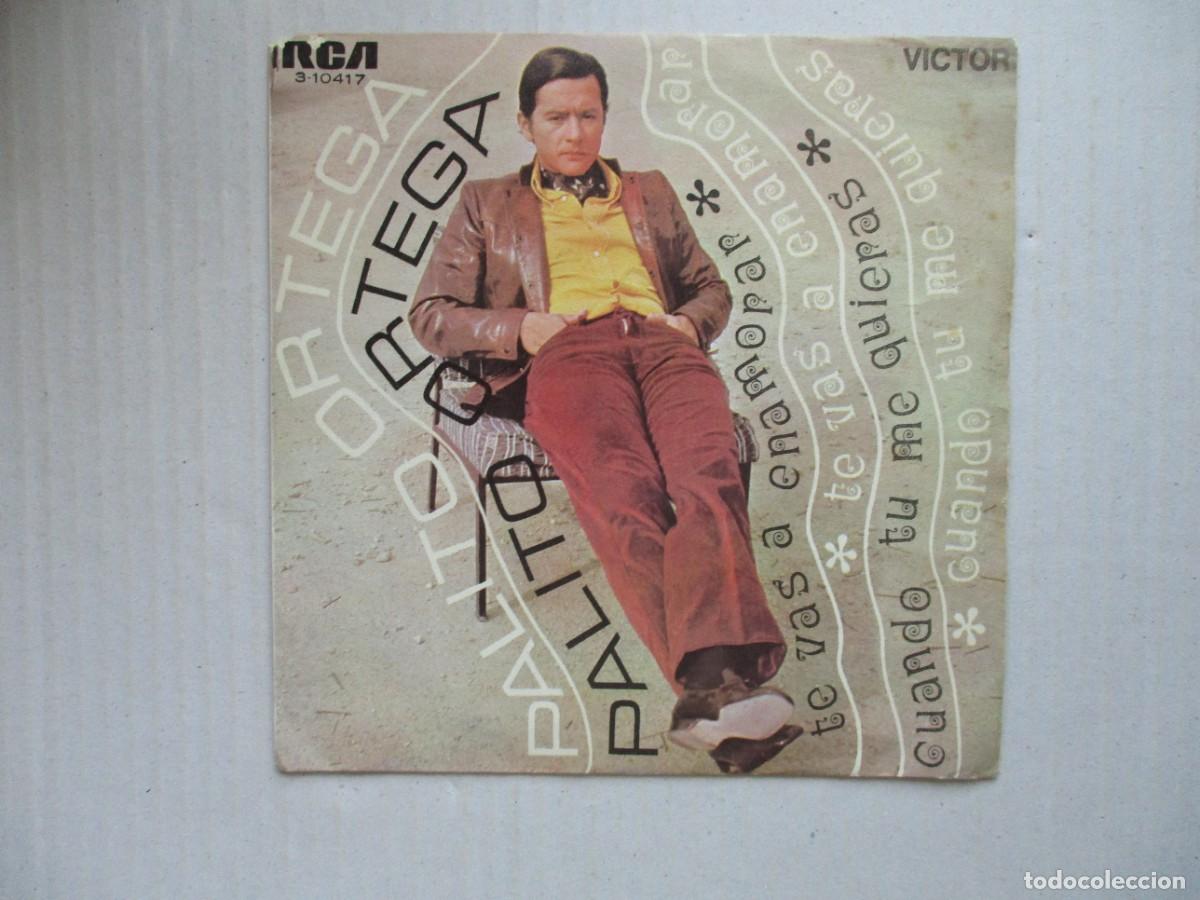 Discos de vinilo: DISCO SINGLE , PALITO ORTEGA , TE VAS A ENAMORAR Y OTRAS , BUEN ESTADO , VER FOTOS