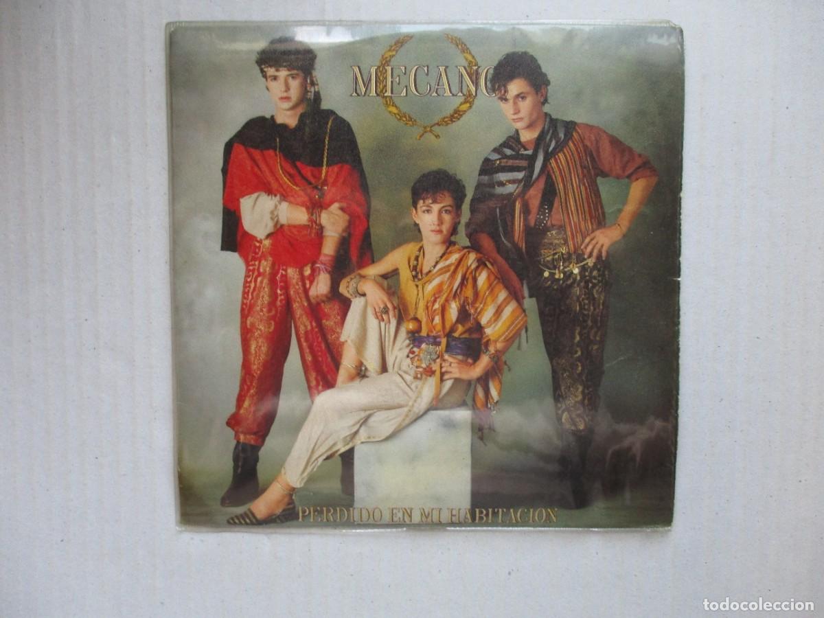 Discos de vinilo: DISCO SINGLE , MECANO , PERDIDO EN MI HABITACION Y OTRAS , BUEN ESTADO , VER FOTOS