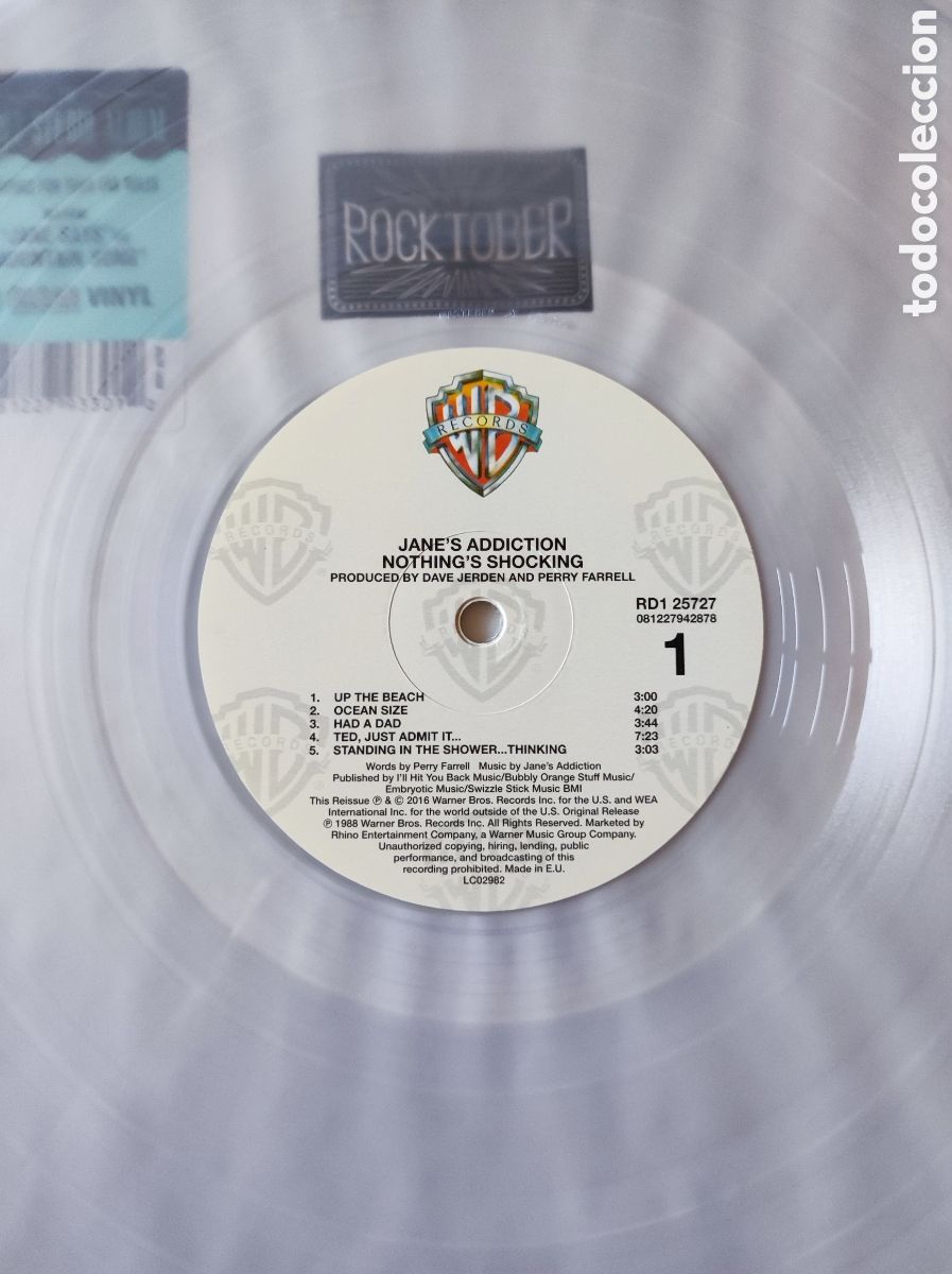 Discos de vinilo: JANES ADDICTION - NOTHINGS SHOCKING - Foto 6