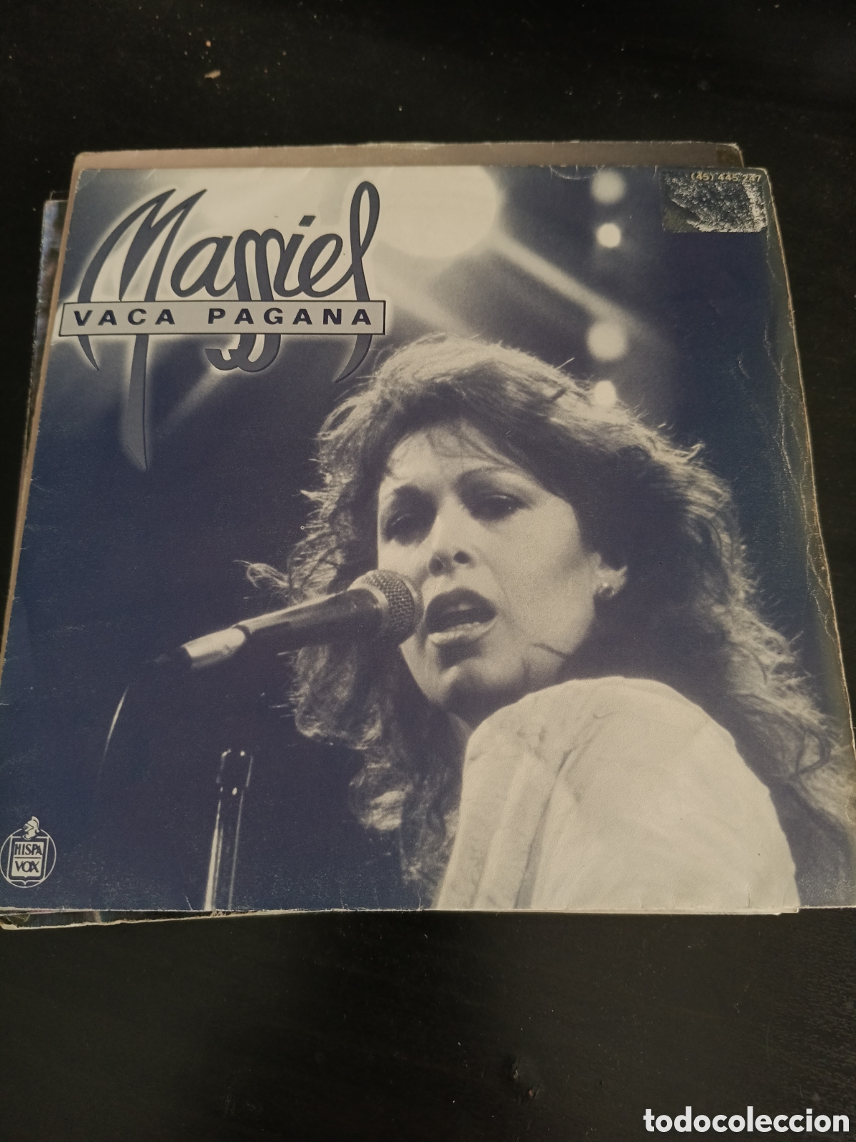 Discos de vinilo: Massiel &ndash; Vaca Pagana. Vinilo 7&rdquo; single 1985 Espa&ntilde;a