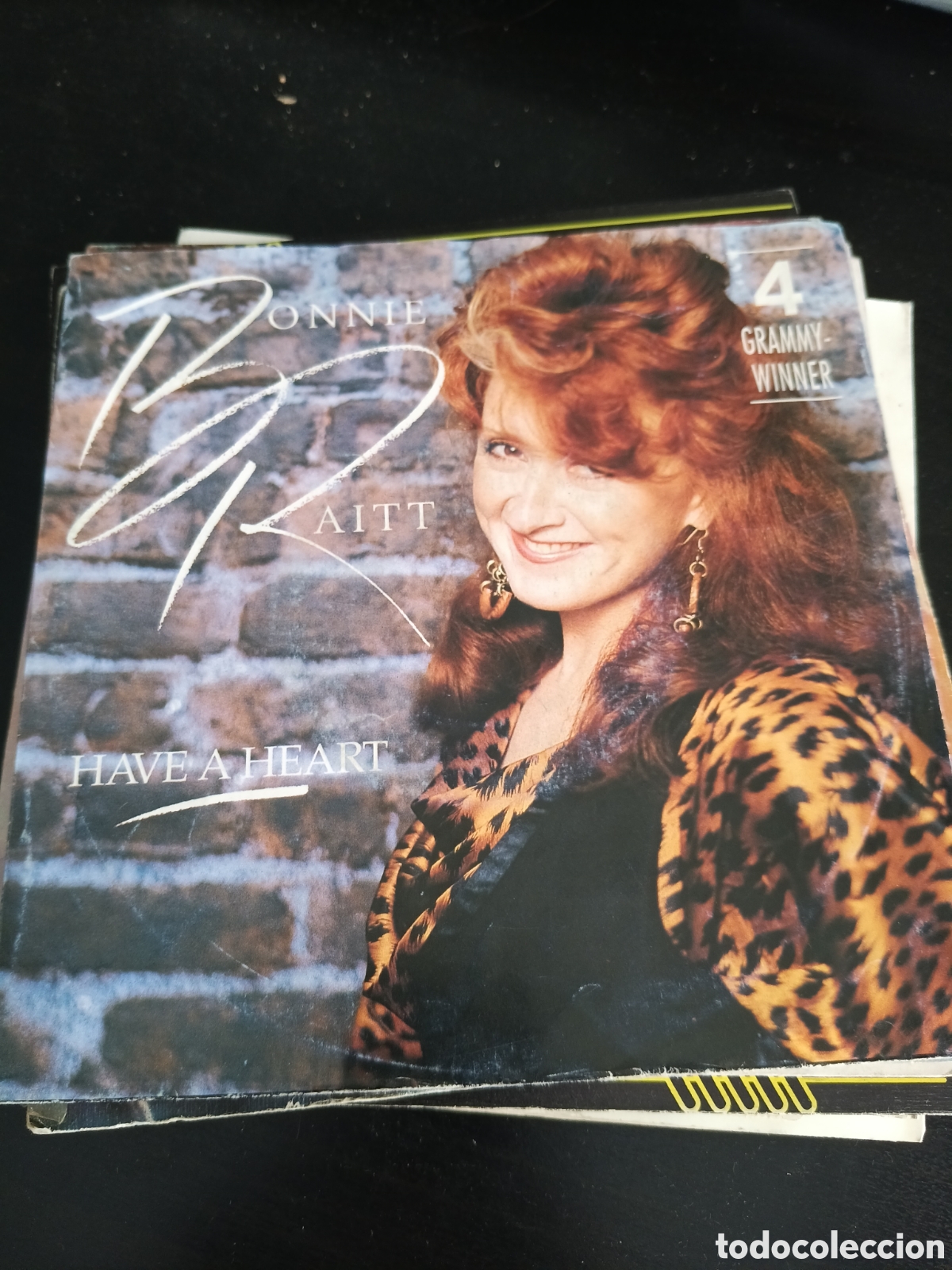 Discos de vinilo: Bonnie Raitt &ndash; Have A Heart. Vinilo 7&rdquo; single 1990 Espa&ntilde;a
