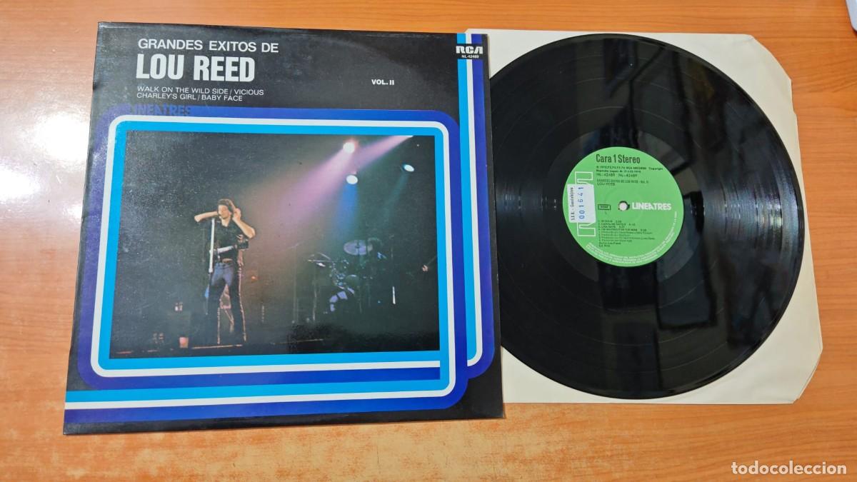 Discos de vinilo: LOU REED Grandes Exitos Vol. II LP VINILO DEL A&Ntilde;O 1978 LINEATRES CONTIENE 8 TEMAS