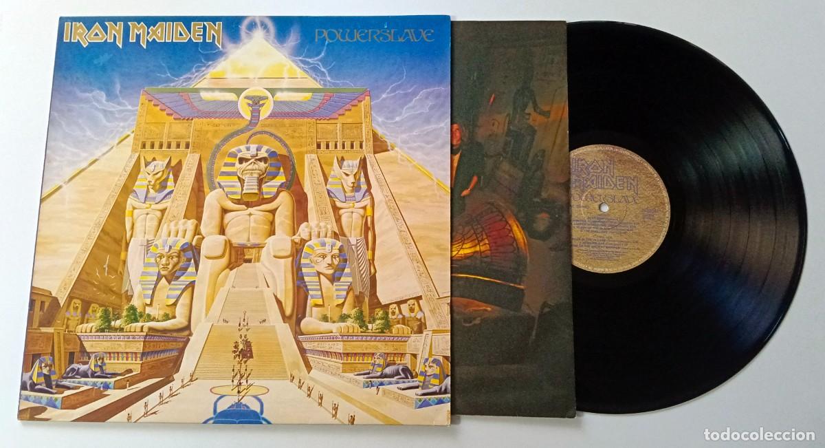 Discos de vinilo: LP IRON MAIDEN - POWERSLAVE - Foto 3