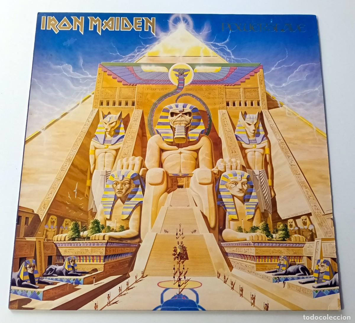 Discos de vinilo: LP IRON MAIDEN - POWERSLAVE - Foto 1