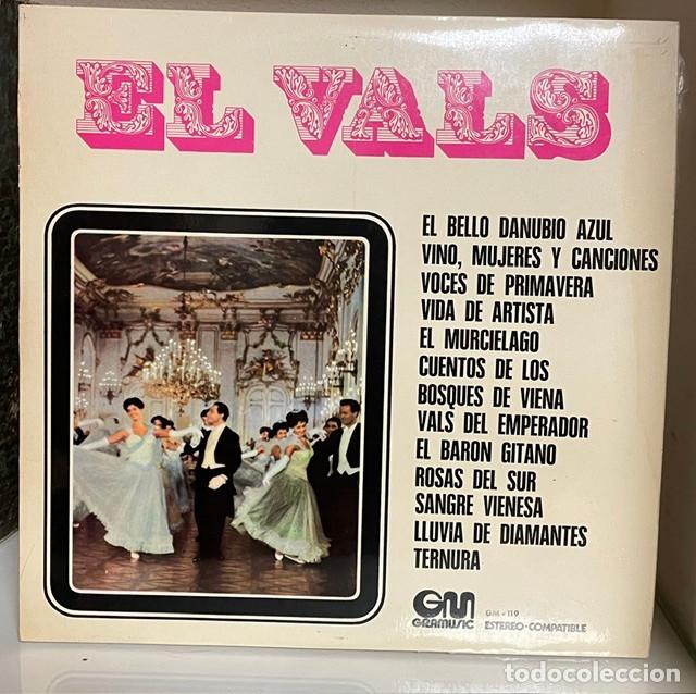 Discos de vinilo: LP - EL VALS - FRANZ WEBER Y SU ORQUESTA VIENESA - GRAMUSIC