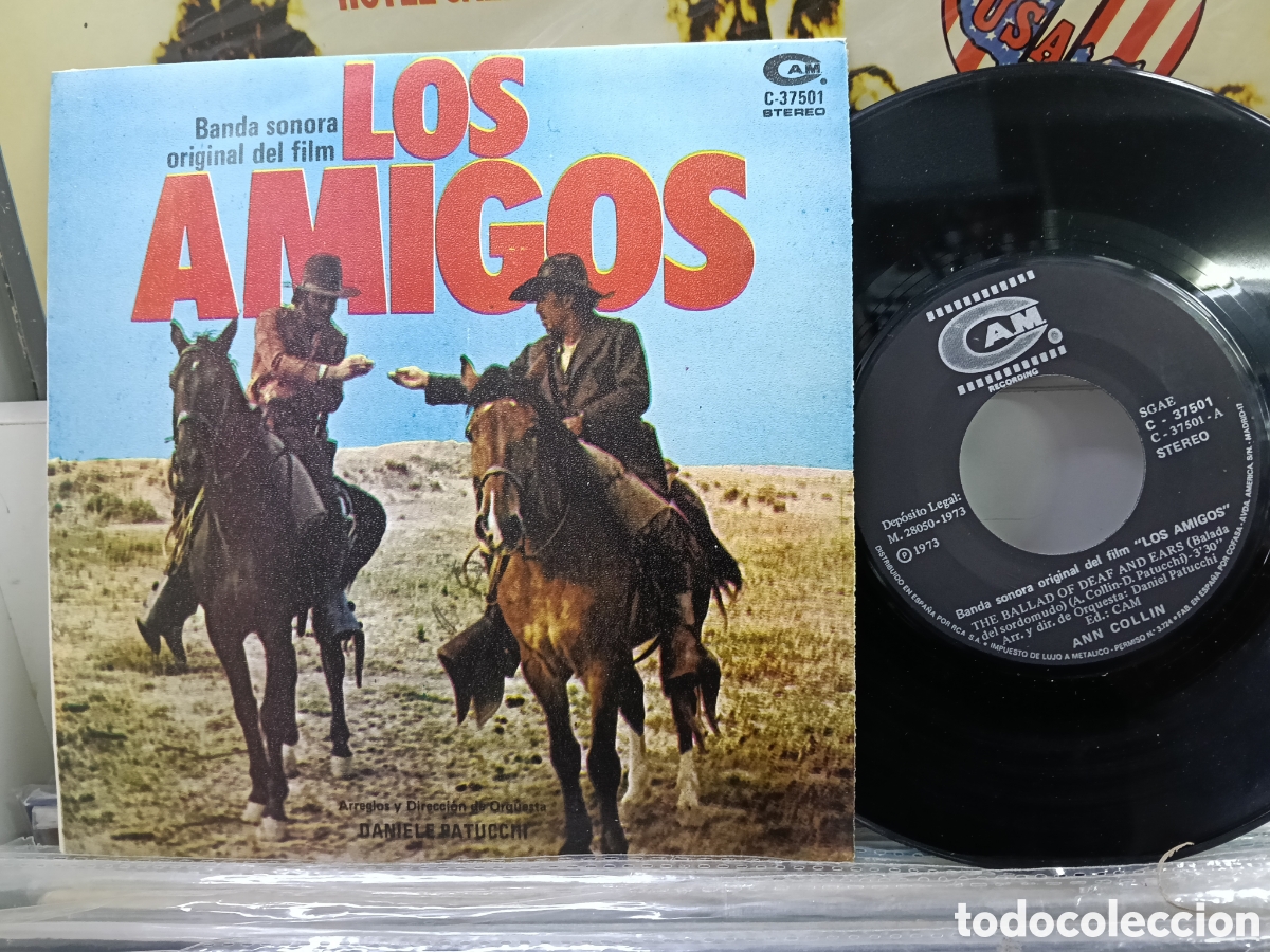 Discos de vinilo: Los amigos single b.s.o. Ann collin Espa&ntilde;a 1973