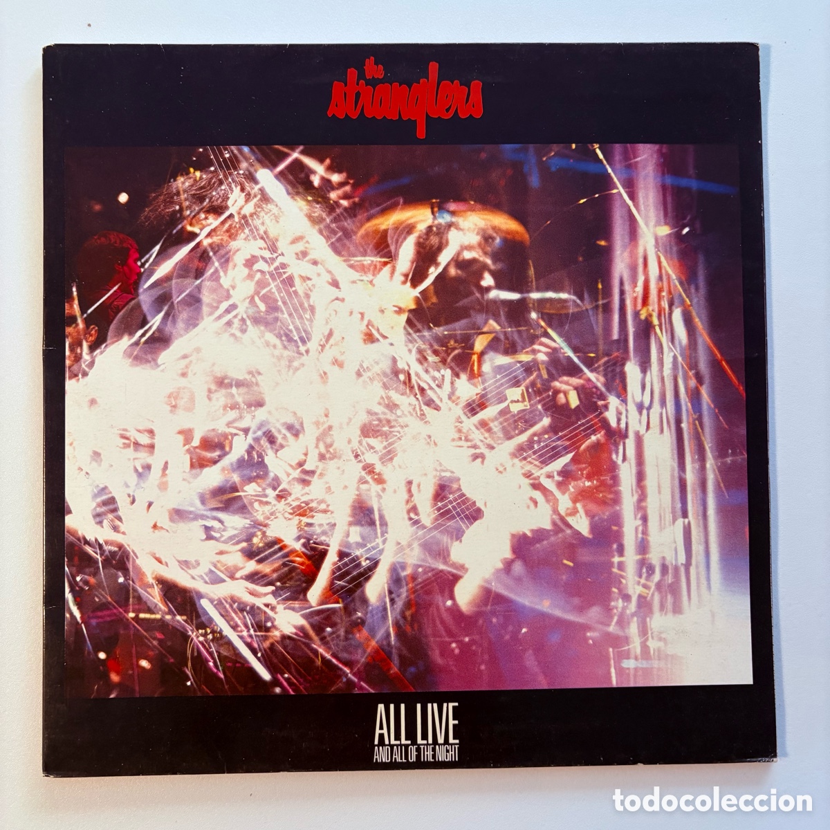 Discos de vinilo: lp The Stranglers &lrm;&ndash; All Live And All Of The Night edicion europea de 1988