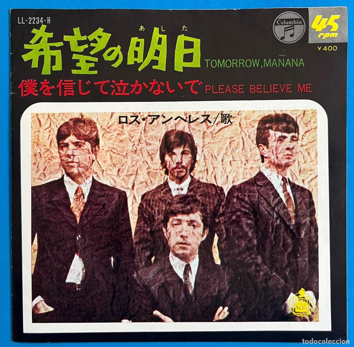 Discos de vinilo: LOS ANGELES - Tomorrow, ma&ntilde;ana - Editado en JAP&Oacute;N (RARO)