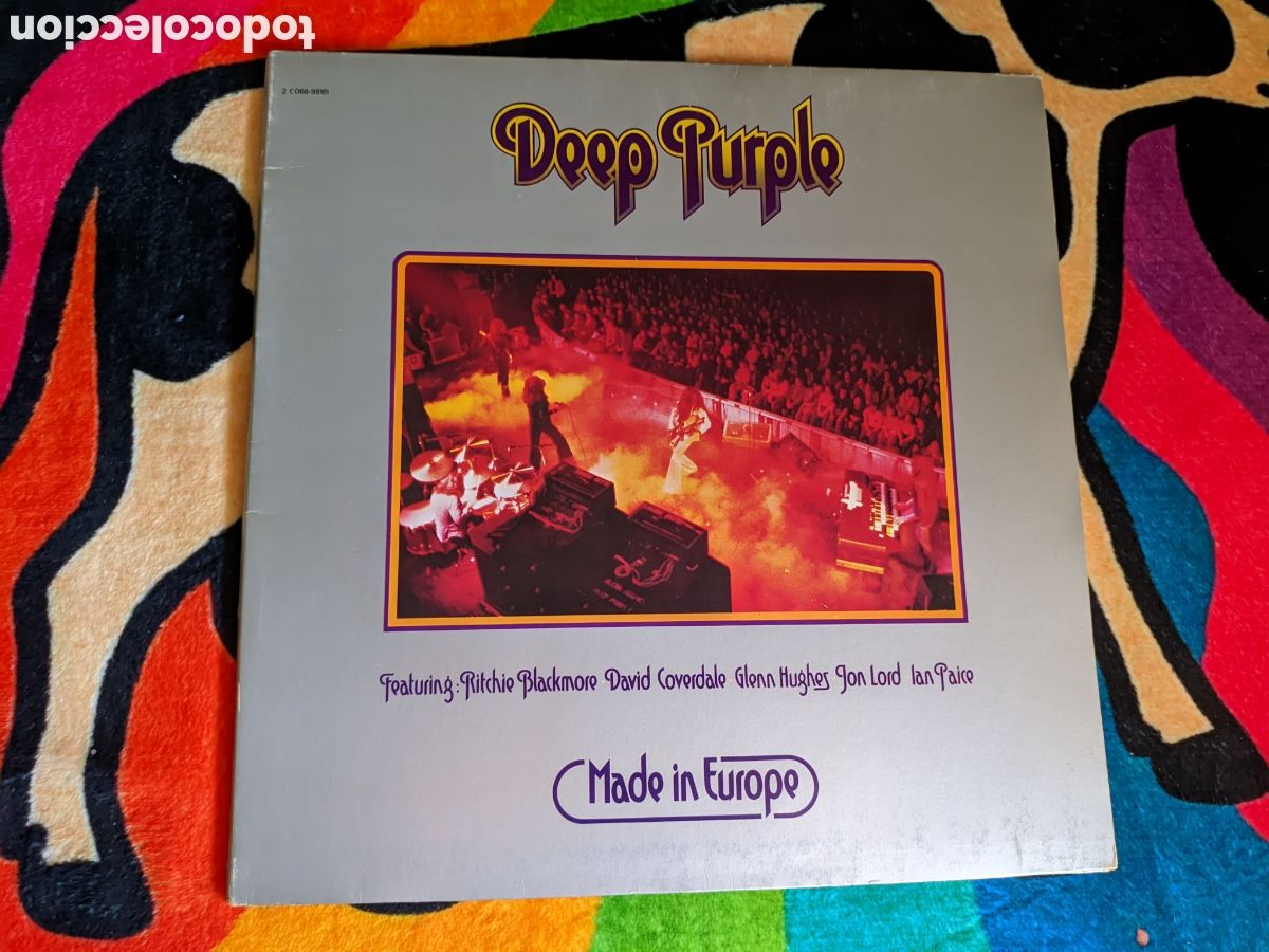 Discos de vinilo: // Deep Purple &lrm;&ndash; Made In Europe - Purple Records France,stereo,gatefold,1976