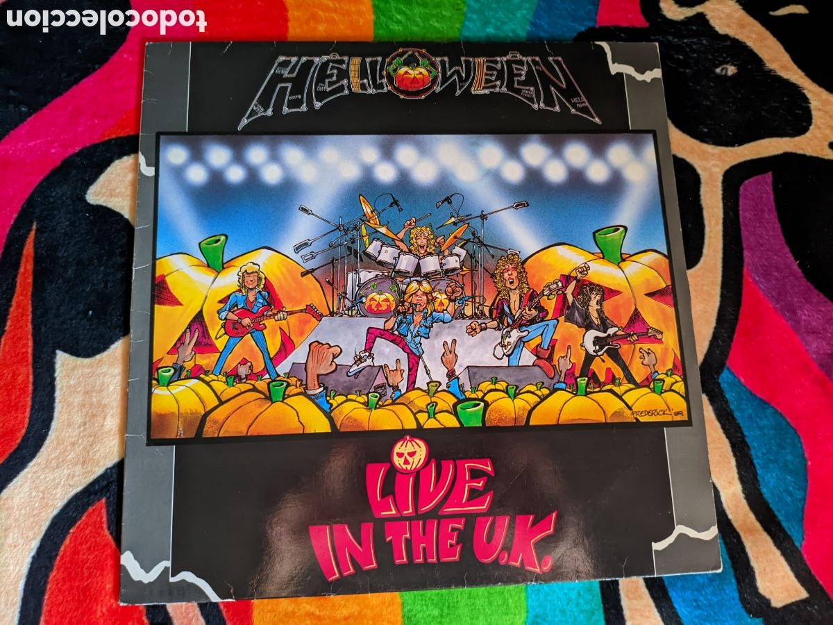 Discos de vinilo: // Helloween - Live in the Uk 1989 - EMI Espa&ntilde;a 1989