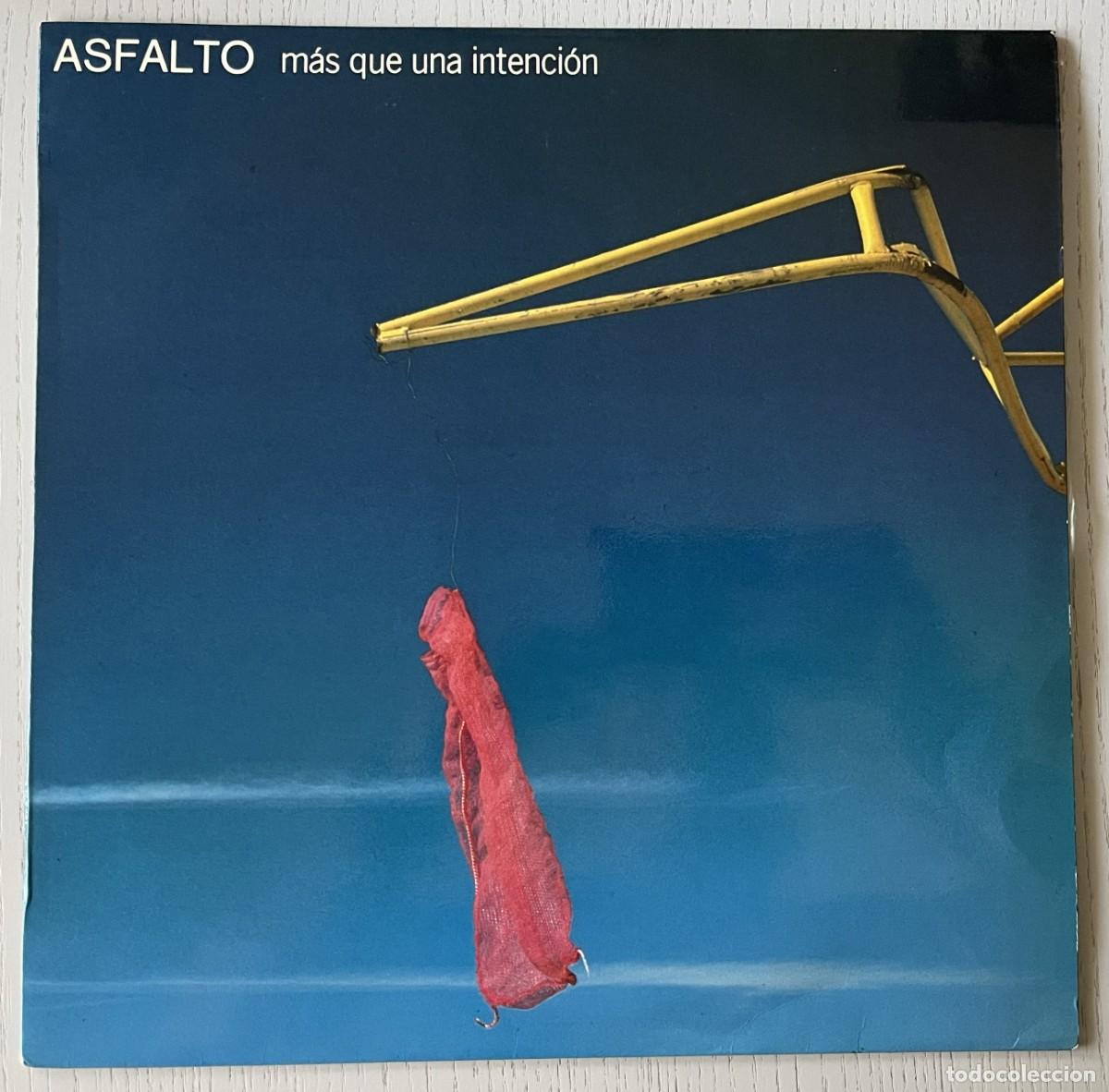 Discos de vinilo: ASFALTO - MAS QUE UNA INTENCION (VINILO LP 12&rdquo; PRIMERA EDICION SNIF 1983) ROCK ESPA&Ntilde;OL