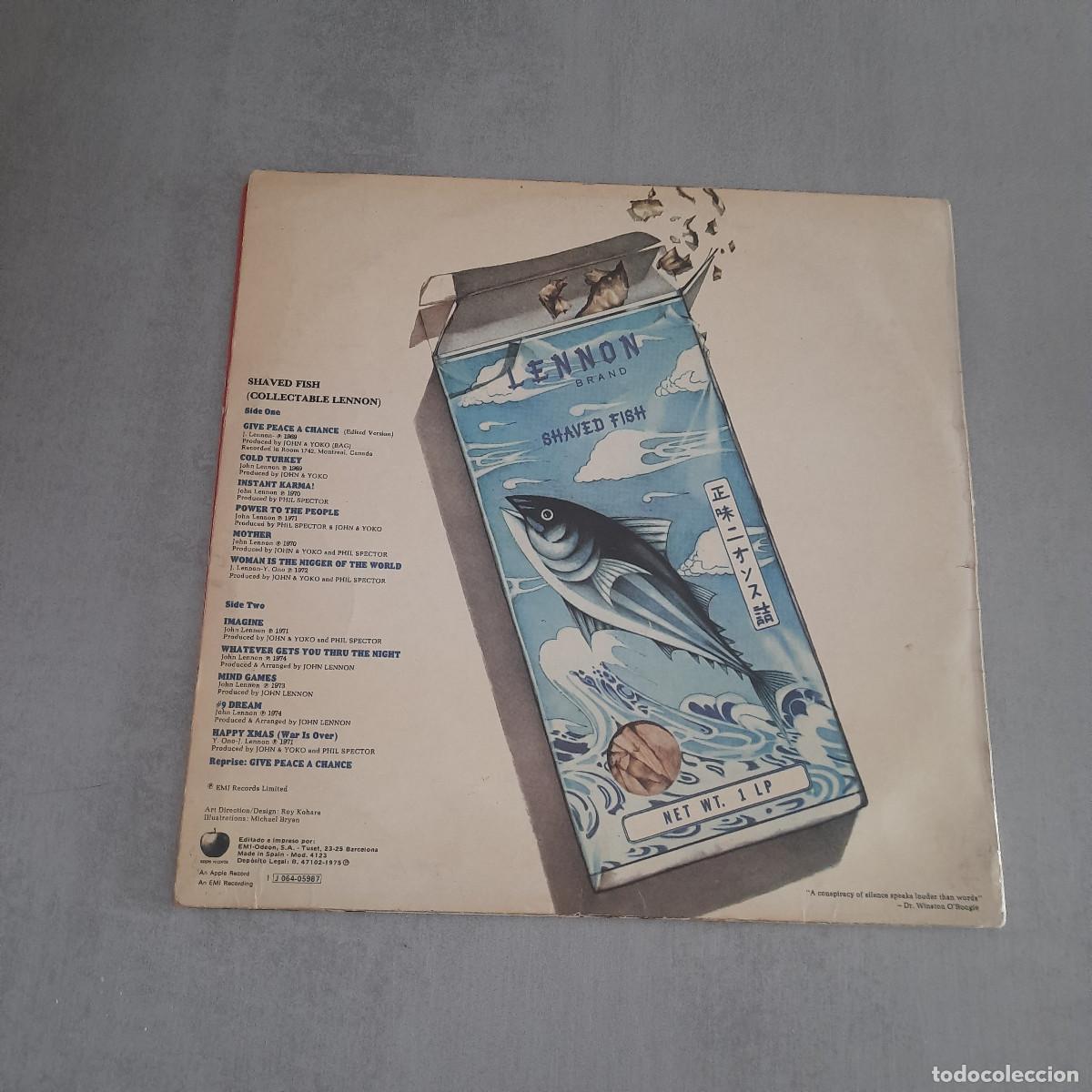 Discos de vinilo: Vinilo Lennon/ Plastic Ono Band - Shaved Fish - Foto 2