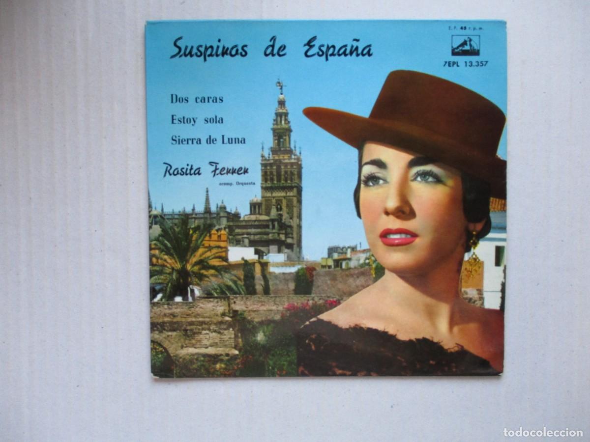 Discos de vinilo: DISCO SINGLE , ROSITA FERRER , SUSPIROS DE ESPA&Ntilde;A Y OTRAS. , BUEN ESTADO , VER FOTOS