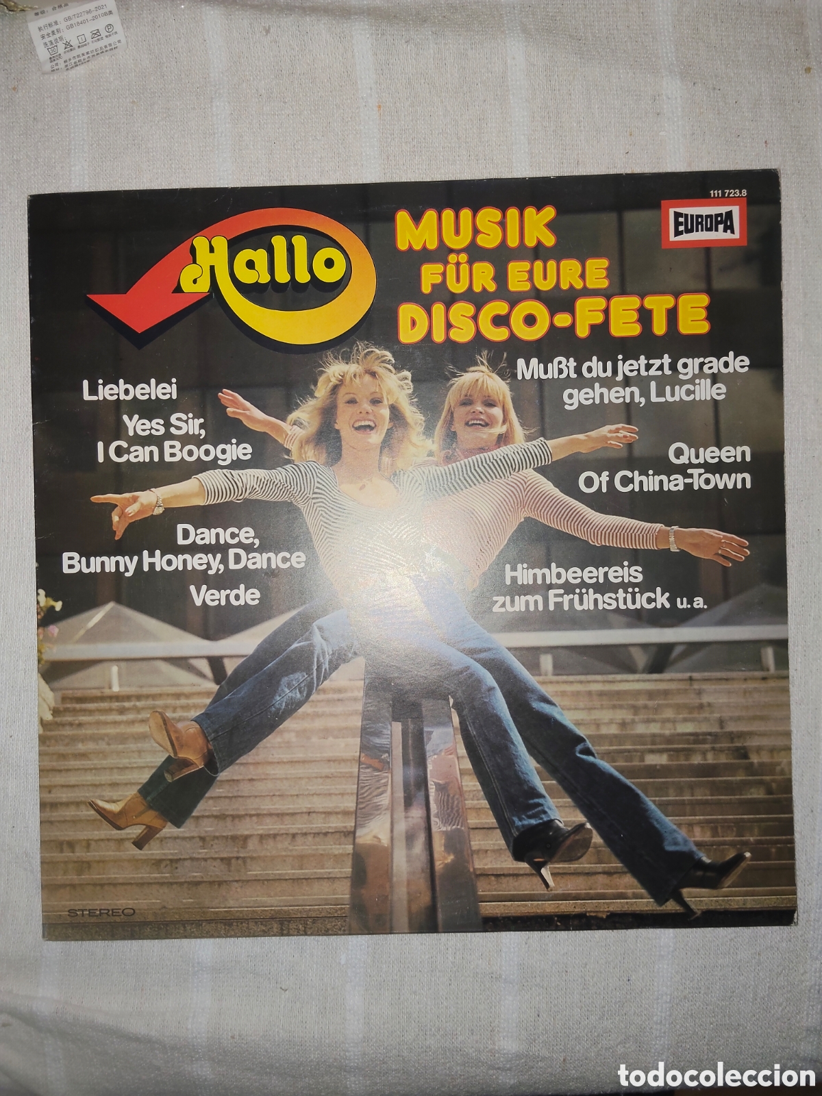 Discos de vinilo: Vinilo Album - Hallo - Yes sir i can boogie +Queen of Chinatown