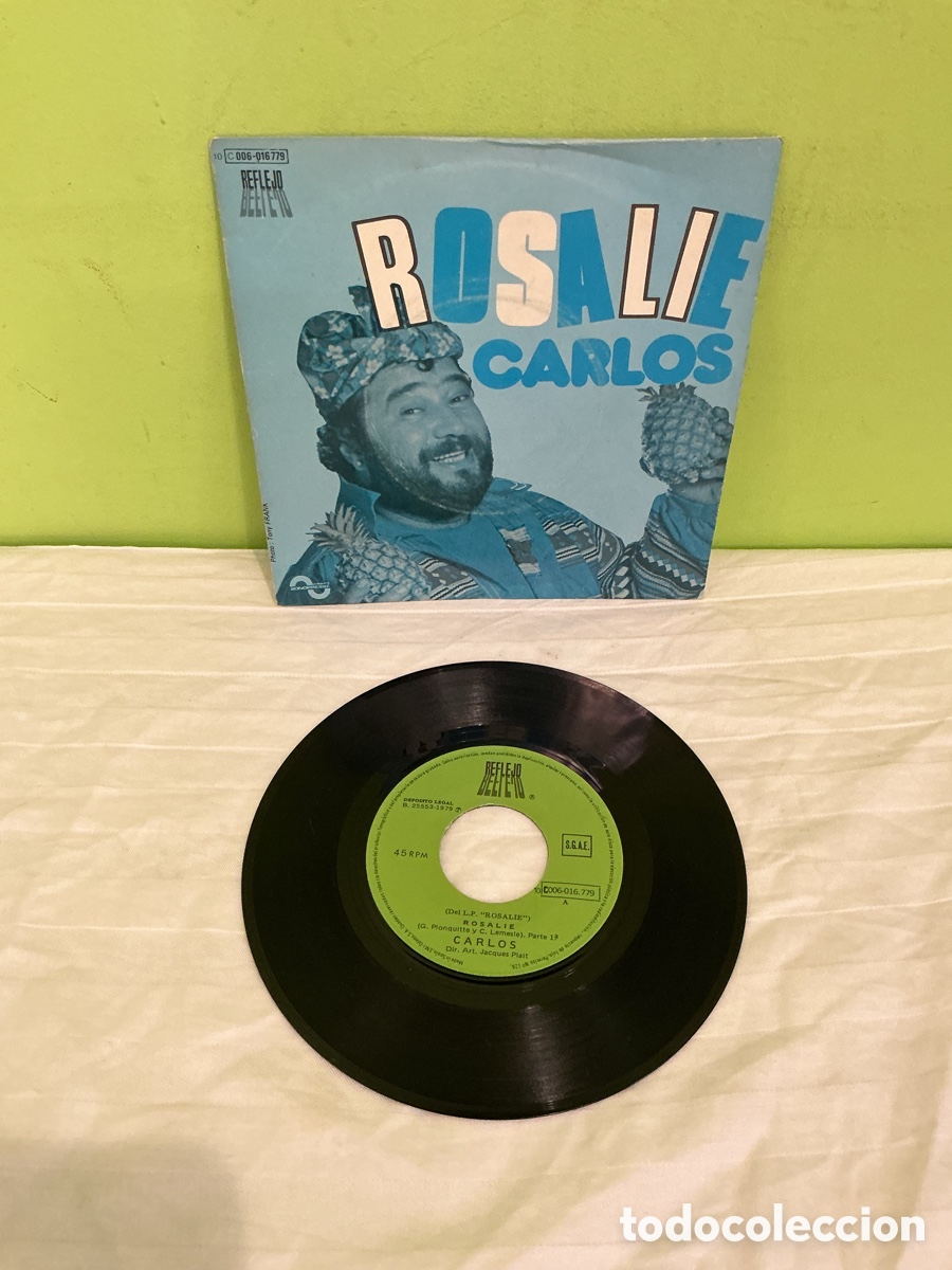 Discos de vinilo: CARLOS &ndash; ROSALIE &ndash; SINGLE VINILO 1979 - Foto 2