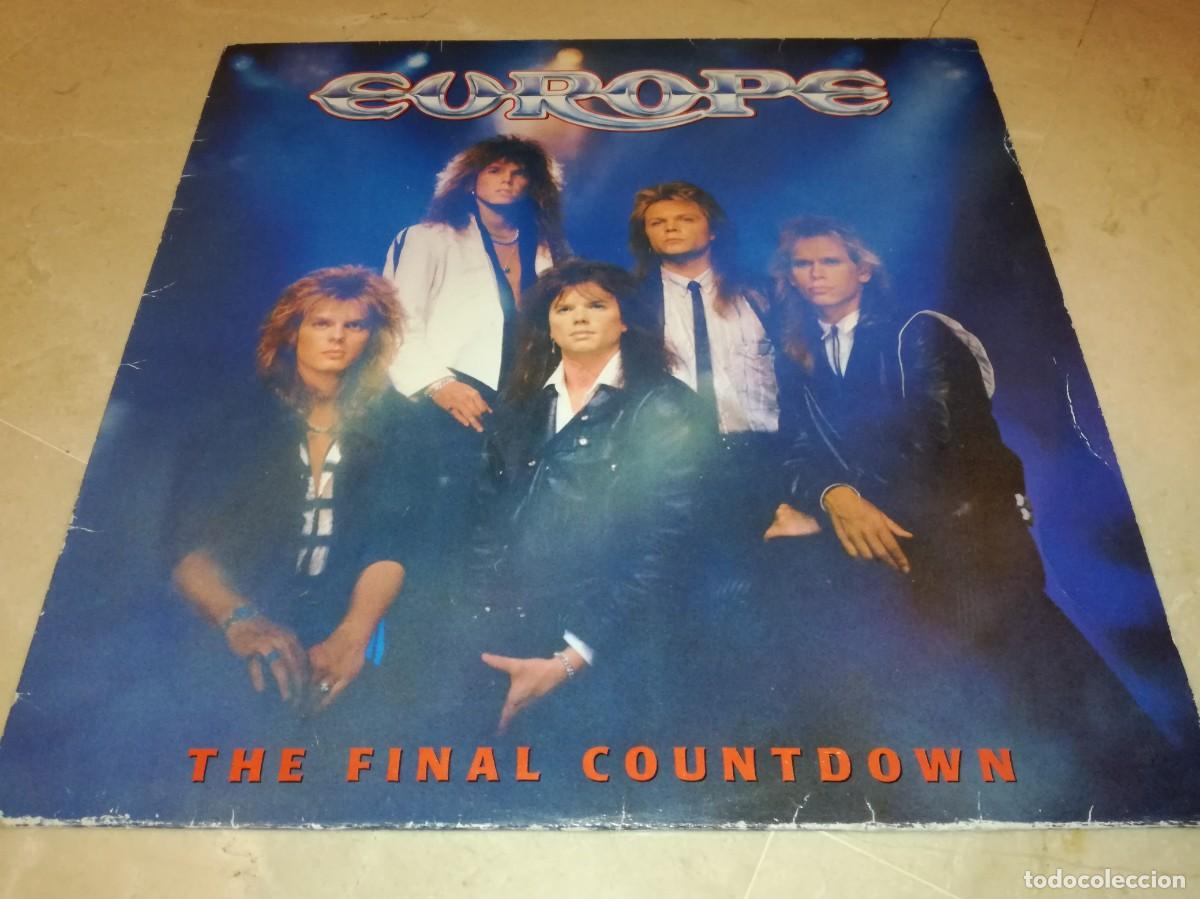 Discos de vinilo: EUROPE-THE FINAL COUNTDOWN-CONTIENE ENCARTE-ORIGINAL ESPA&Ntilde;OL 1986