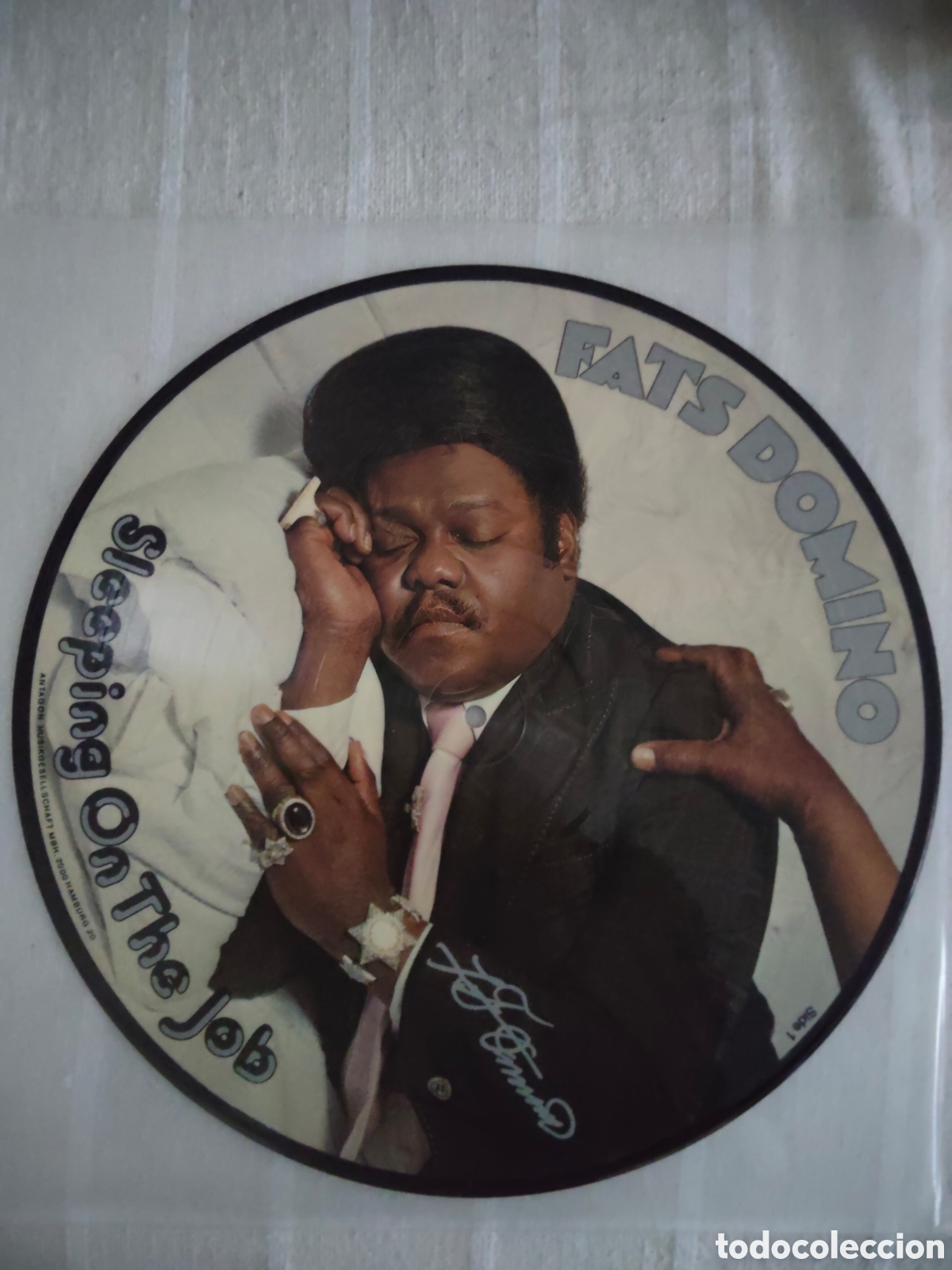 Discos de vinilo: Vinilo &aacute;lbum picture disc - Fats Domino - Sleeping on the job