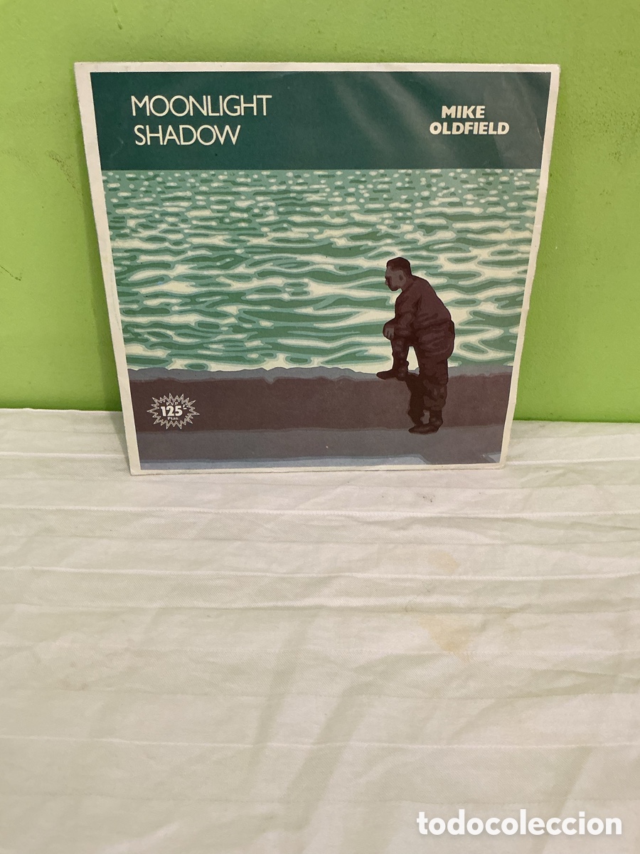 Discos de vinilo: MIKE OLDFIELD &ndash; MOONLIGHT SHADOW &ndash; SINGLE VINILO 1983 - Foto 1