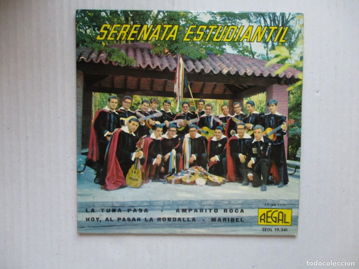 Discos de vinilo: DISCO SINGLE , TUNA PERITOS INDUSTRIALES BARCELONA , SERENATAY OTRAS. , BUEN ESTADO , VER FOTOS