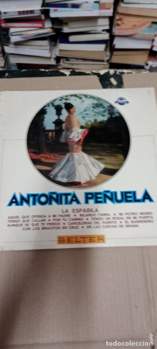 Discos de vinilo: ANTO&Ntilde;ITA PE&Ntilde;UELA - LA ESPABIL&Aacute; / RICARDO FABRA, MI POTRO NEGRO DISCO VINILO 12 PULGADAS B-05