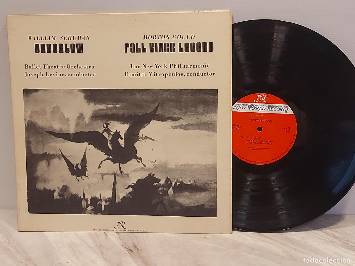 Vinyl records: WILLIAM SCHUMAN | UNDERTOW | MORTON GOULD | FALL RIVER LEGEND | LP USA 1978 | GATEFOLD | MBC