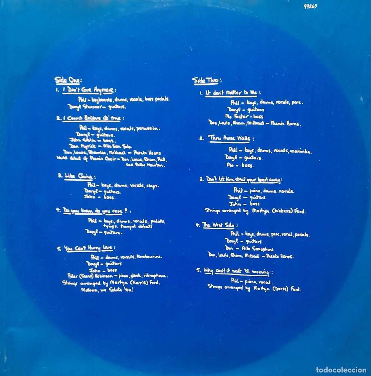 Discos de vinilo: PHIL COLLINS. Hello, I must be going! WEA 1982 - Foto 4