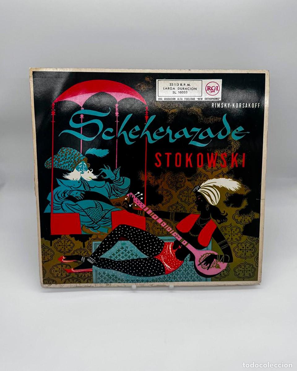 Discos de vinil: LP Rimsky-Korsakov - Scheherazade Op. 35 - Leopoldo Stokowski RCA Mono Original Espa&ntilde;a