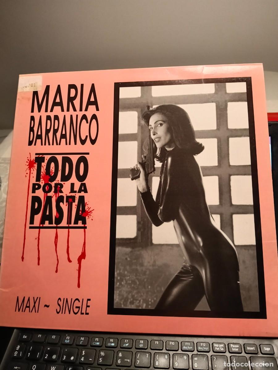 Discos de vinilo: RAR MAXI 12. MARIA BARRANCO. TODO POR LA PASTA. 3 TRACKS