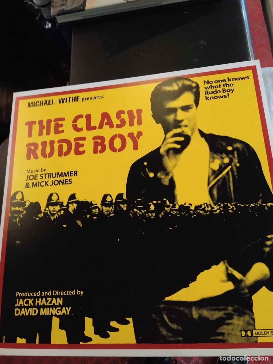 Discos de vinilo: THE CLASH- RUDE BOY. LP COLOR ROJO CON LIBRETO DE 32 P&Aacute;GINAS