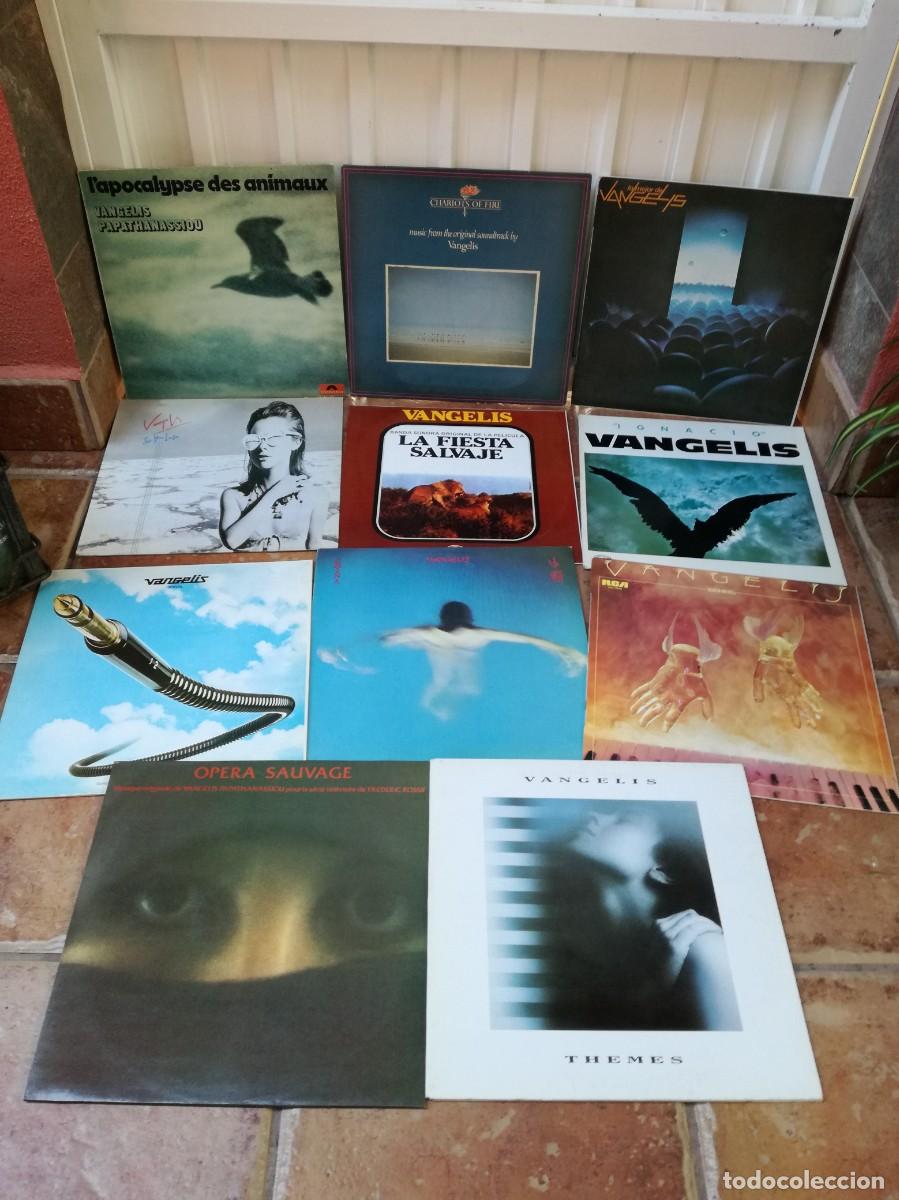 Discos de vinilo: LOTE DE 11 LPs DE VANGELIS-EDICIONES ESPA&Ntilde;OLAS-EN MUY BUEN ESTADO