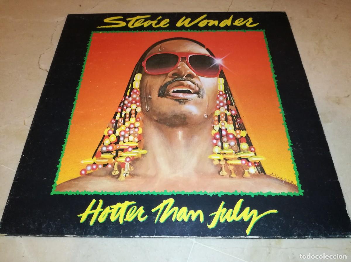 Discos de vinilo: STEVIE WONDER-HOTTER THAN JULY-GATEFOLD-CONTIENE ENCARTE-ORGINAL ESPA&Ntilde;OL 1980
