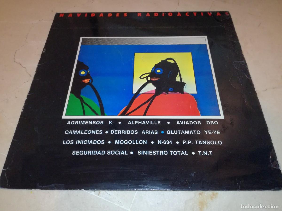 Discos de vinilo: NAVIDADES RADIOACTIVAS-ORIGINAL 1982-AVIADOR DRO, DERRIBOS ARIAS, SINIESTRO TOTAL, SEGURIDAD SOCIAL