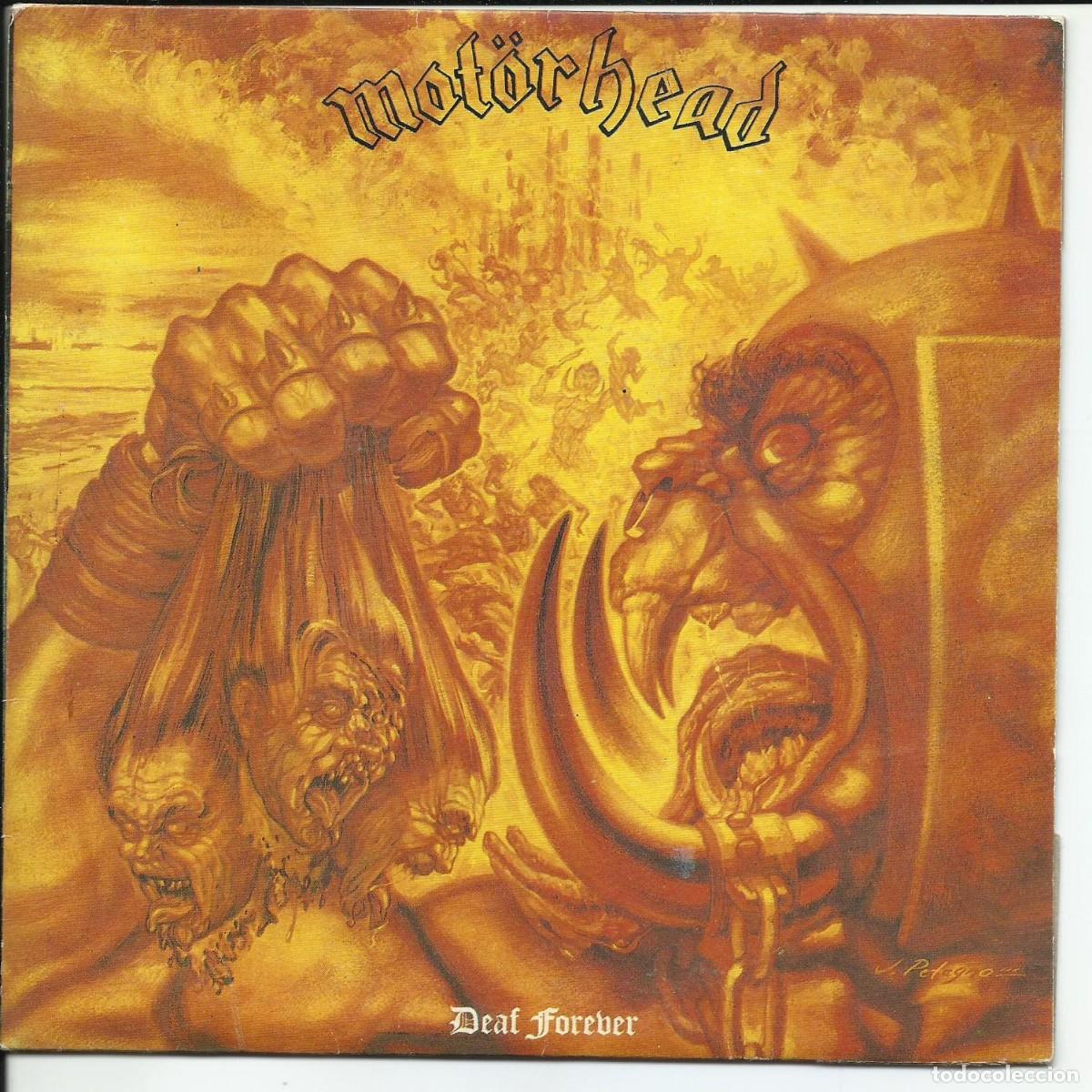 Discos de vinilo: Mot&ouml;rhead .- Deaf Forever SINGLE PDI, S.A. &lrm; A-10.1184 ESPA&Ntilde;A 1987 HEAVY METAL