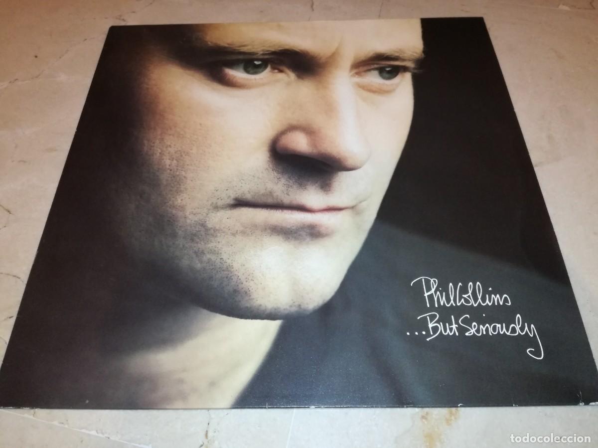 Discos de vinilo: PHIL COLLINS-BUT SERIOUSLY-CONTIENE ENCARTE-ORIGINAL 1989-VINILO EN EXCELENTE ESTADO