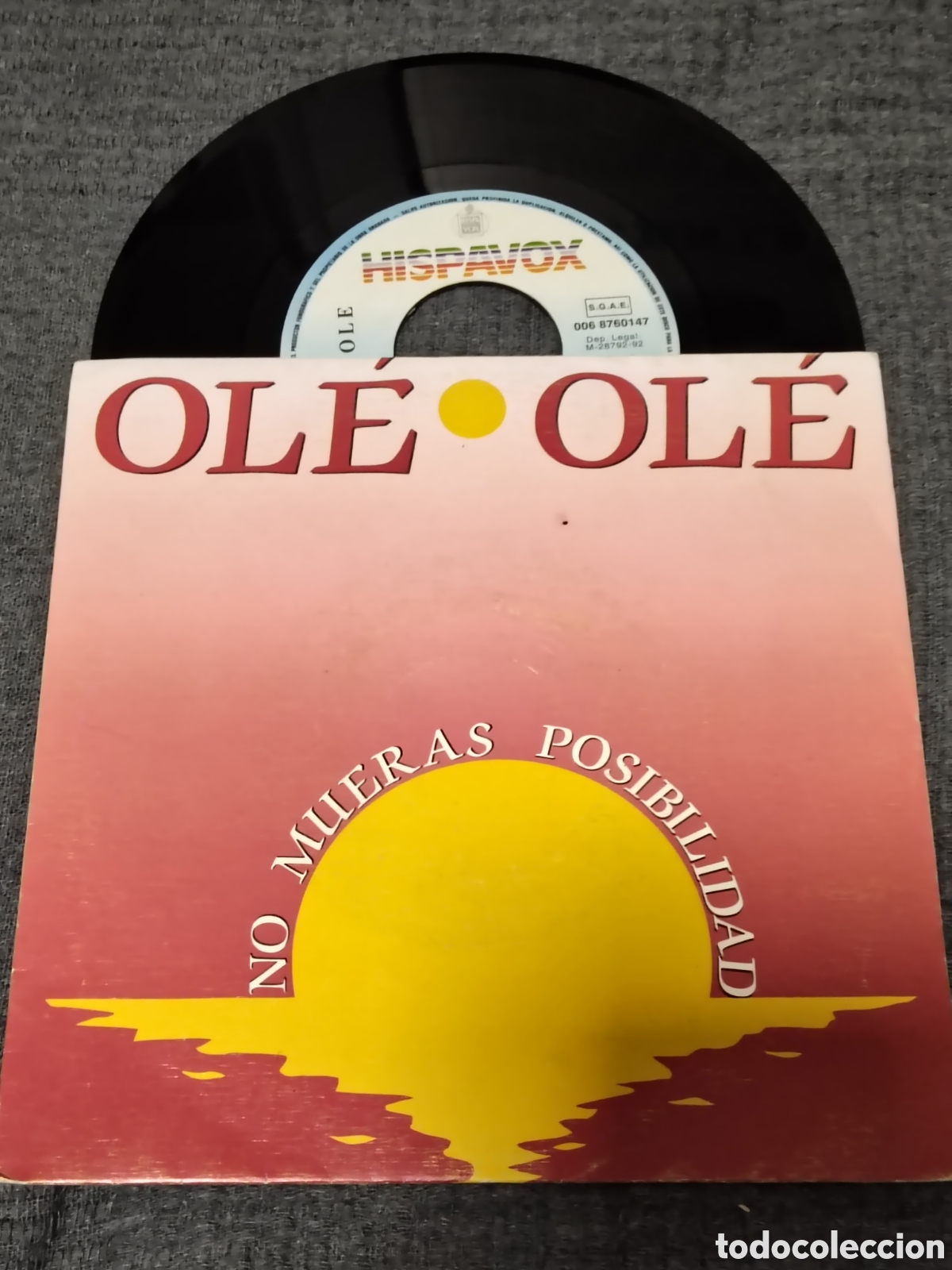 Discos de vinilo: No Mueras Posibilidad&rdquo; del grupo espa&ntilde;ol Ol&eacute; Ol&eacute;