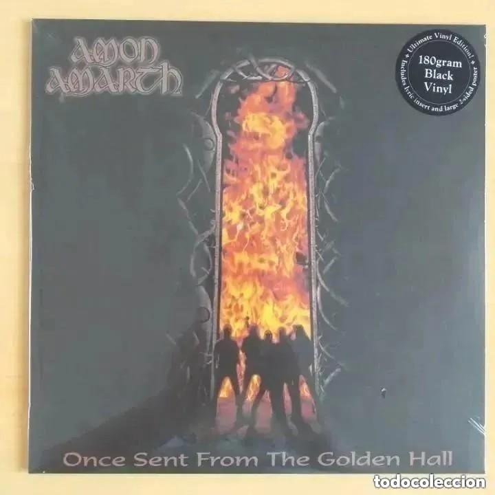 Discos de vinilo: AMON AMARTH - ONCE SENT FROM THE GOLDEN HALL (LP) PRECINTADO !!!!! DEATH, VIKING METAL.