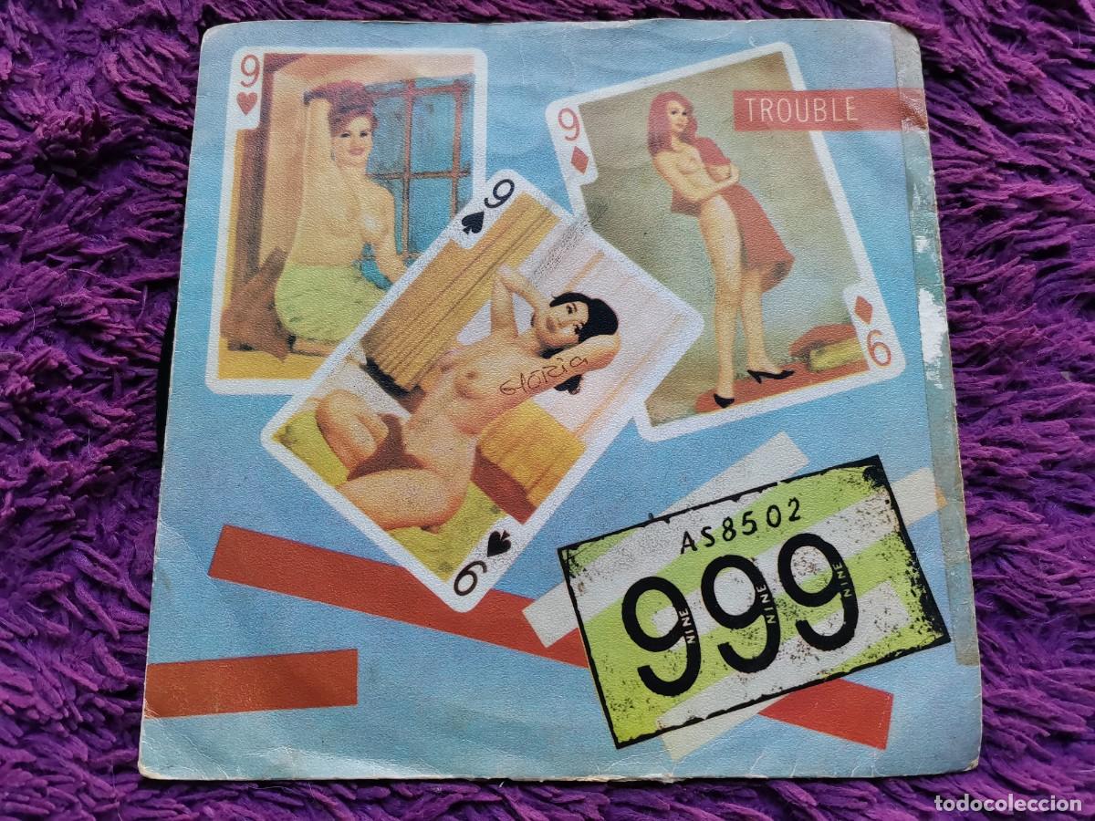 Discos de vinilo: 999 &ndash; Trouble Vinilo 7&rdquo; Single 1980 Portugal 2059 199