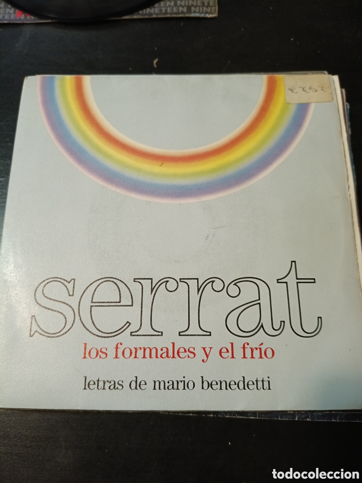 Discos de vinilo: Serrat &ndash; Los Formales Y El Fr&iacute;o. Vinilo 7&rdquo; single promo 1986