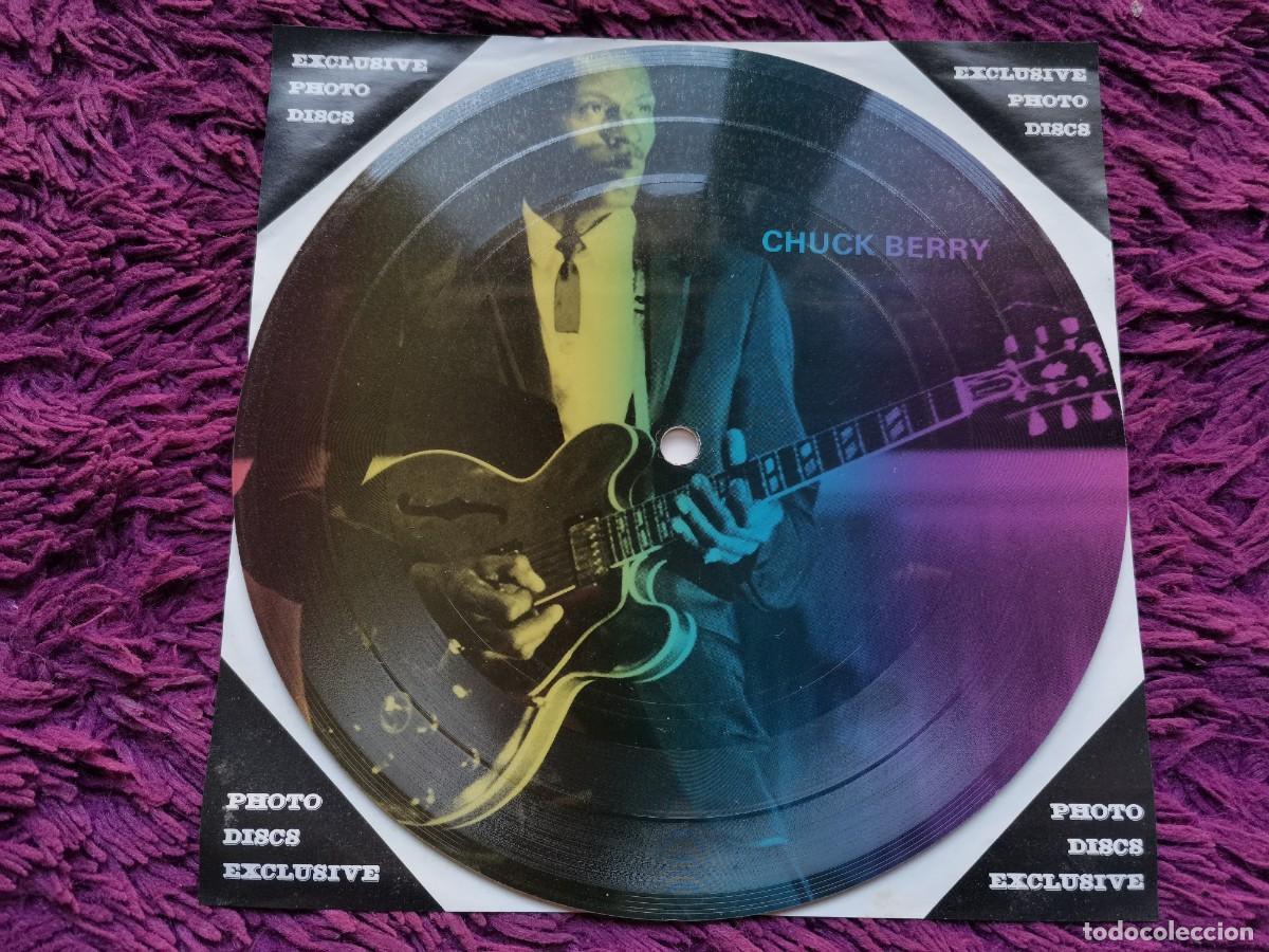Discos de vinilo: Chuck Berry &ndash; Roll Over Beethoven Vinilo 7&rdquo; Single Sided, Card Backed, Picture Disc Denmark PR 018