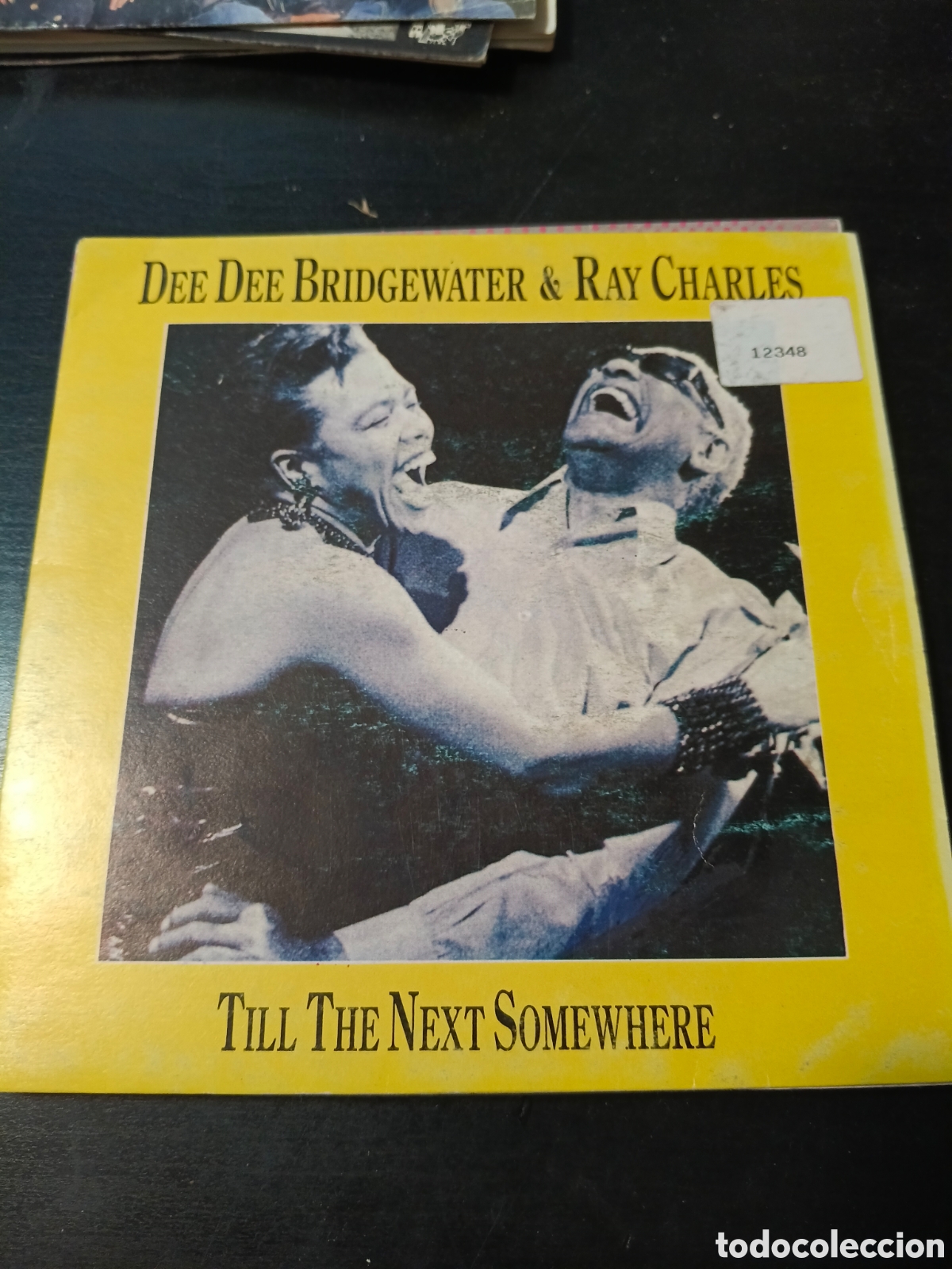 Discos de vinilo: Dee Dee Bridgewater & Ray Charles &ndash; Till The Next... Somewhere. Vinilo 7&rdquo; single 1993 Espa&ntilde;a