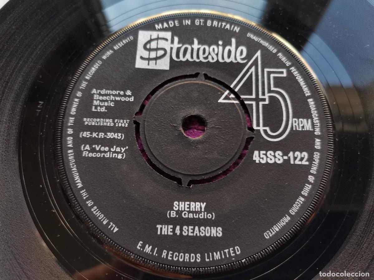 Discos de vinilo: The 4 Seasons &ndash; Sherry Vinilo 7&rdquo; Single 1962 UK 45SS-122