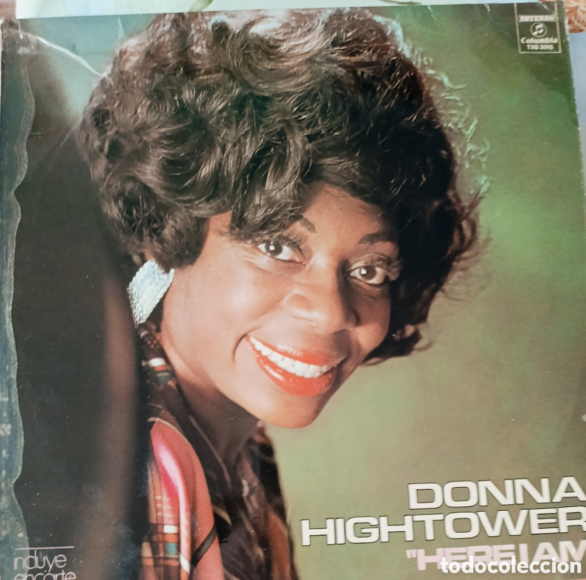 Discos de vinilo: Donna Hightower Lp sello Columbia editado en Espa&ntilde;a a&ntilde;o 1973.