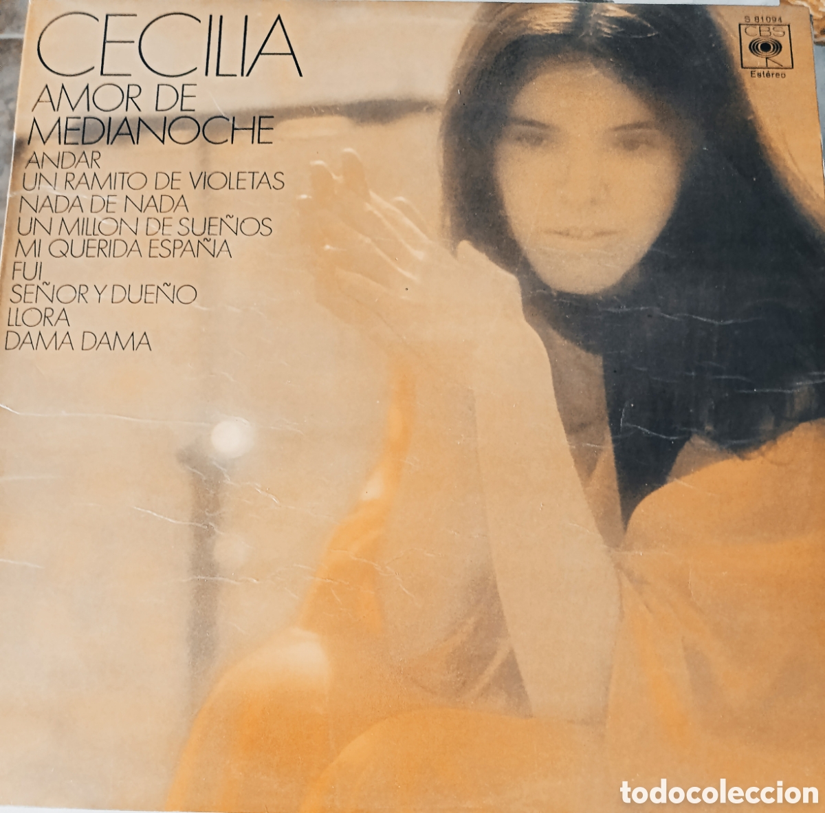 Discos de vinilo: Cecilia Lp sello CBS editado en Espa&ntilde;a a&ntilde;o 1975.