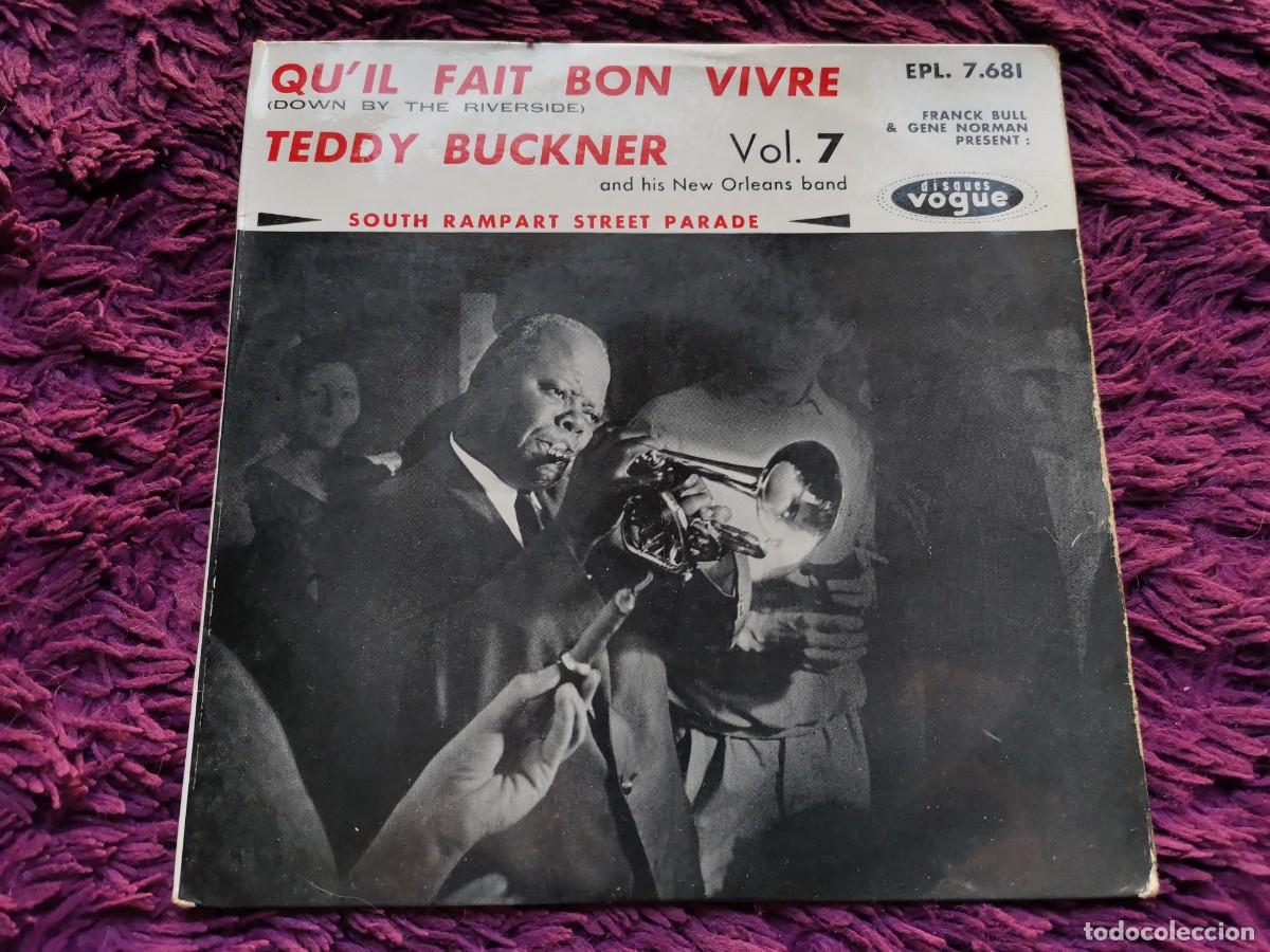 Dischi in vinile: Teddy Buckner &ndash; New Orleans Band Vinilo 7&rdquo; EP 1960 France EPL. 7681