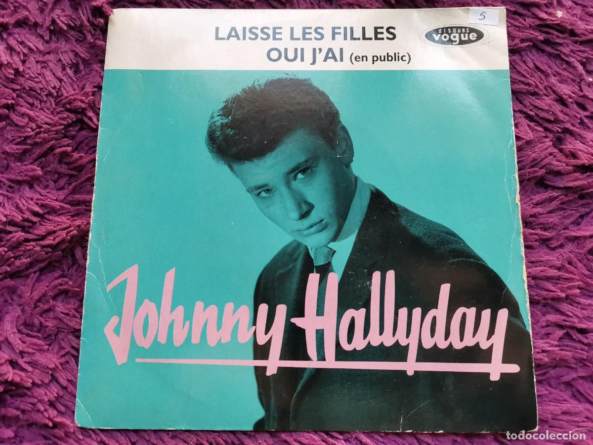 Discos de vinilo: Johnny Hallyday &ndash; Laisse Les Filles Vinilo 7&rdquo; Single 1992 France 74321118507