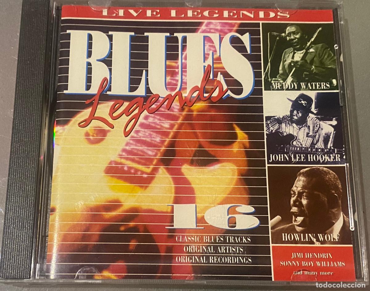 Discos de vinilo: 'Blues Legends - Live Legends'. Muddy Waters, Jimi Hendrix, Buddy Guy, Albert Collins, etc. 16 temas