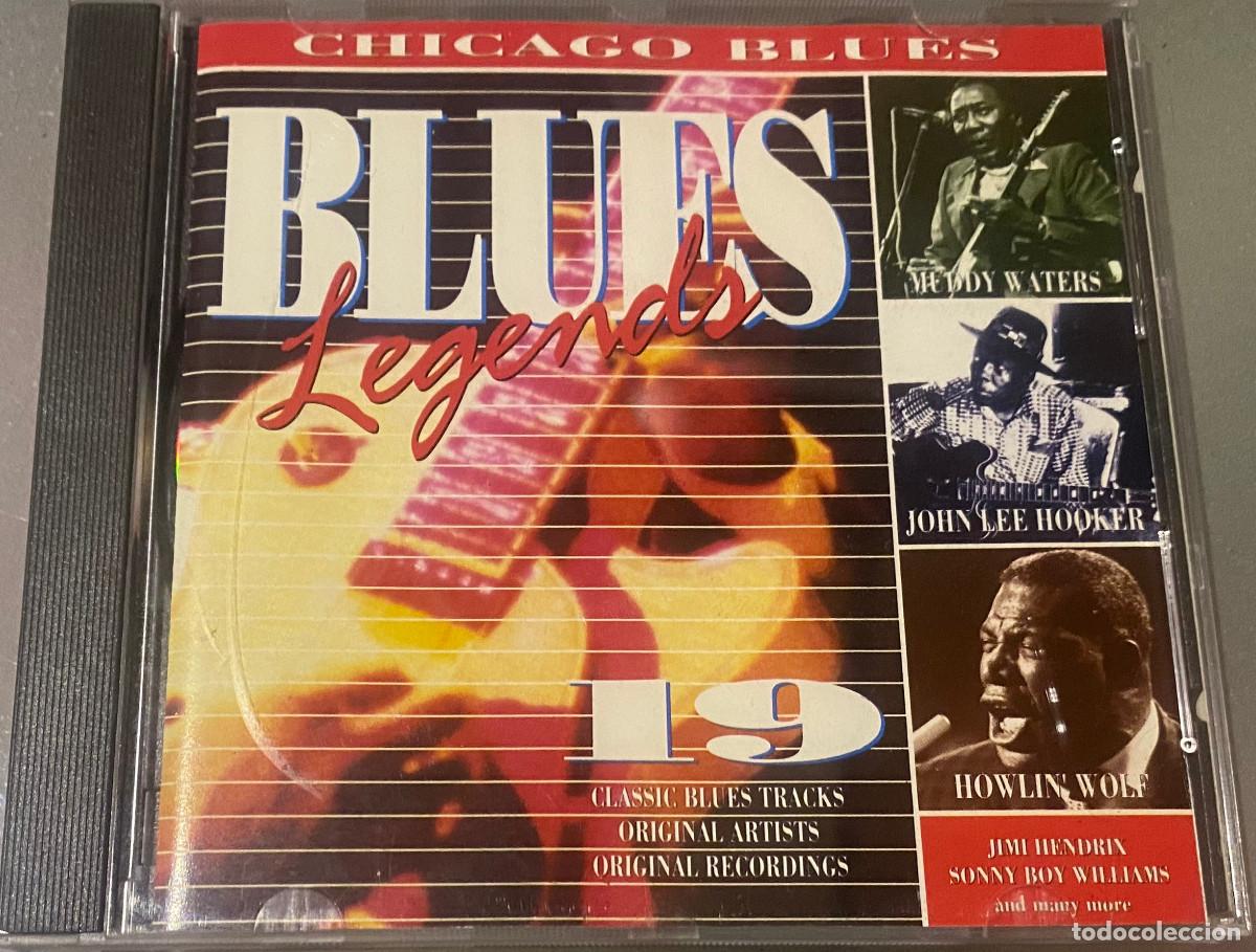 Discos de vinilo: 'Blues Legends - Chicago Blues'. Muddy Waters, Bo Diddley, Koko Taylor, Magic Slim, etc. 19 temas.