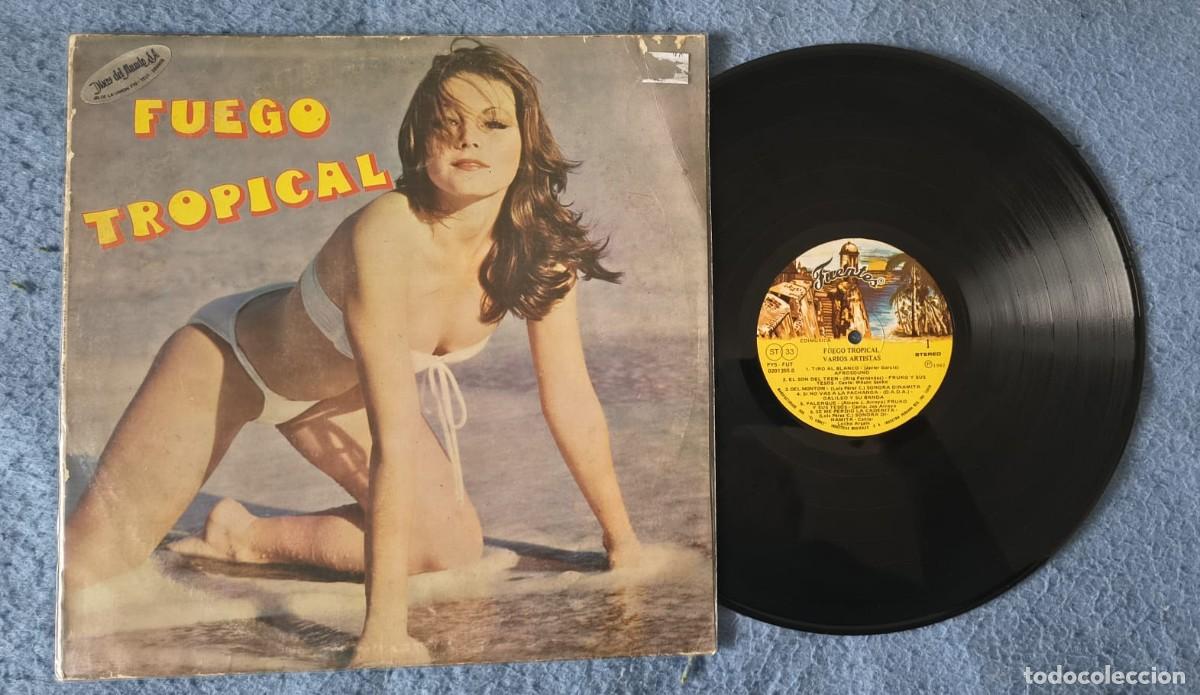 Discos de vinilo: Varios &rdquo;Fuego Tropical&rdquo; cumbia colombiana