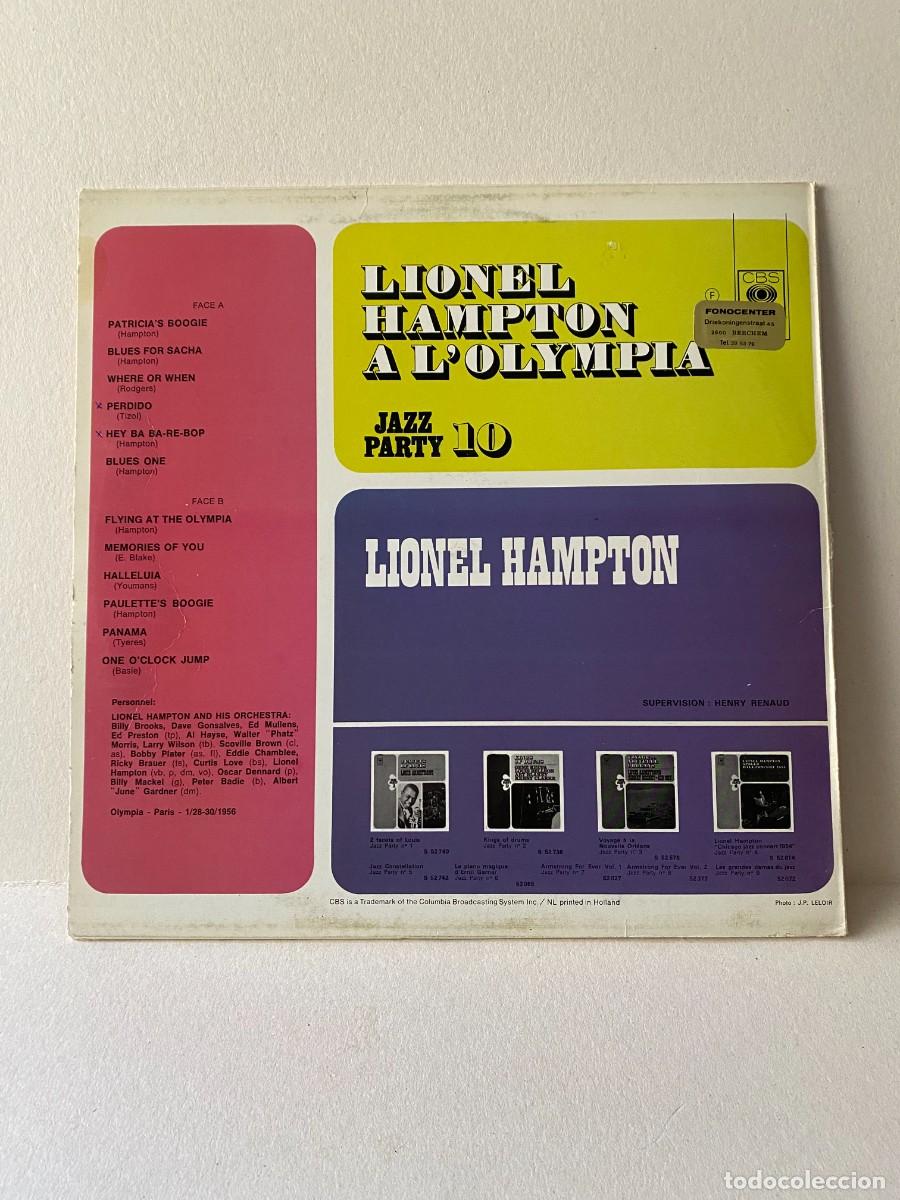 Discos de vinilo: Lionel Hampton - Lionel Hampton A LOlympia (LP) - Foto 2