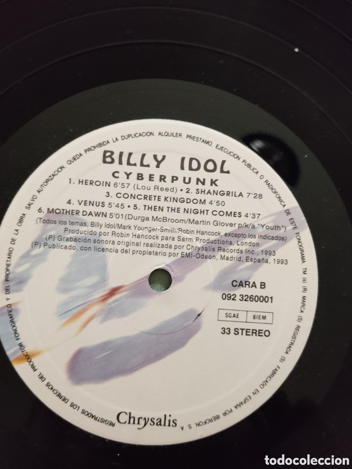 Discos de vinilo: Disco de vinilo Billy Idol &lrm; Cyberpunk LP - Foto 6